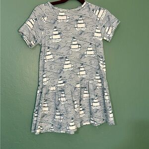 Winter Water Factory 4T Organic Cotton Pirate Ship Dress